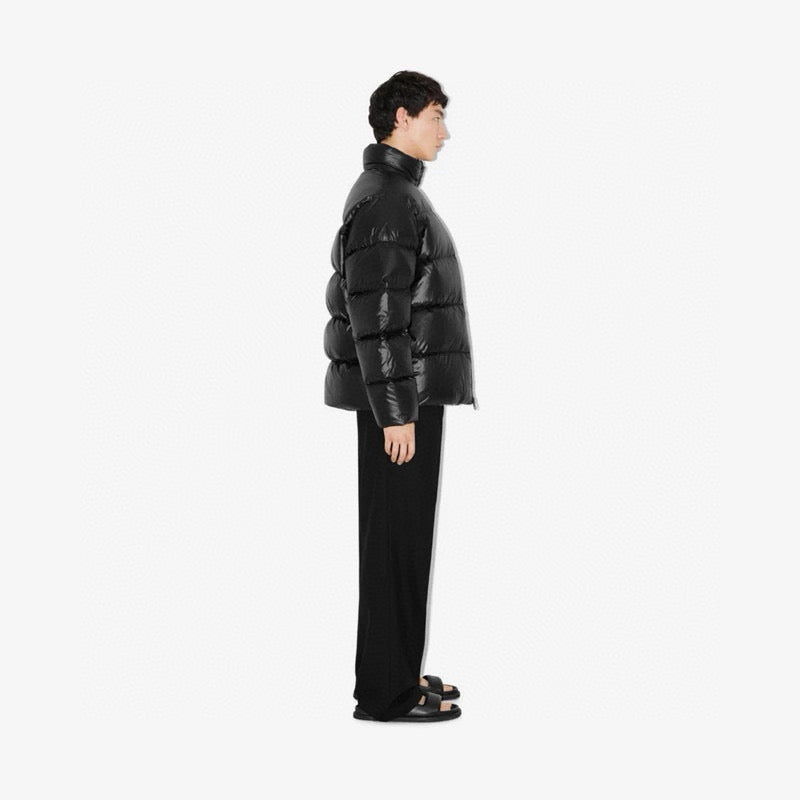 Schwarze Steppjacke – Herren
