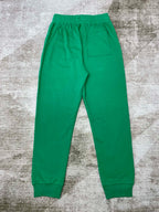 Jogginghose mit grünem Baumwolllogo – Herren