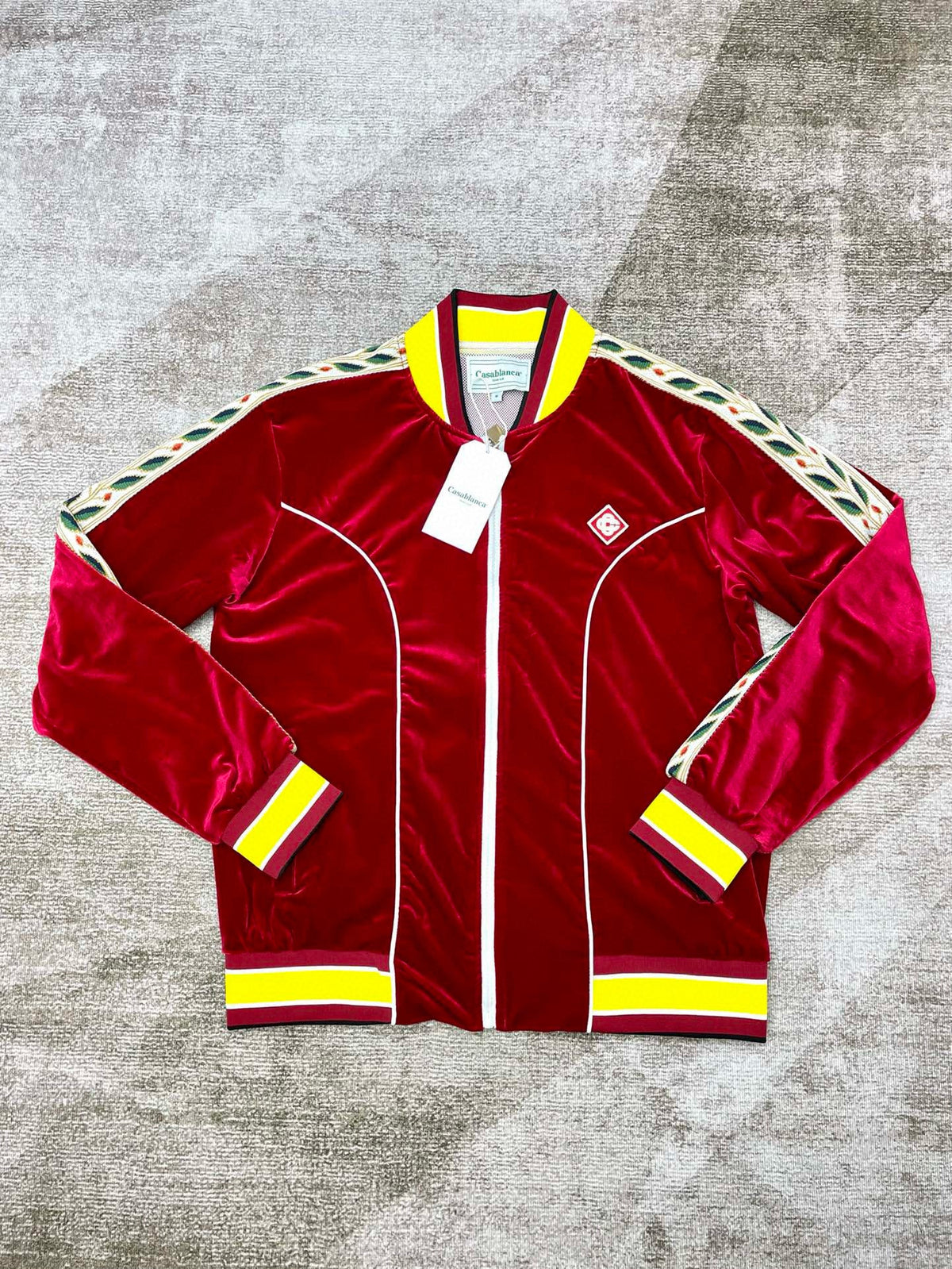 Black and Yellow Track Jacket - Men's