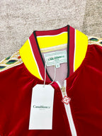 Black and Yellow Track Jacket - Men's