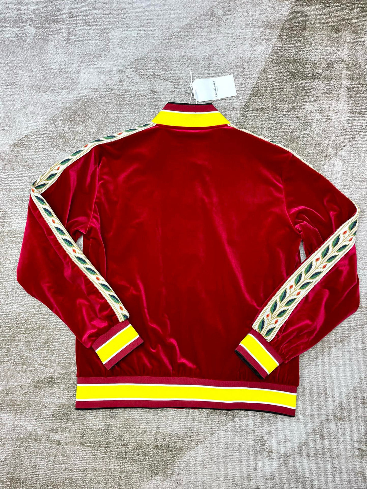 Black and Yellow Track Jacket - Men's