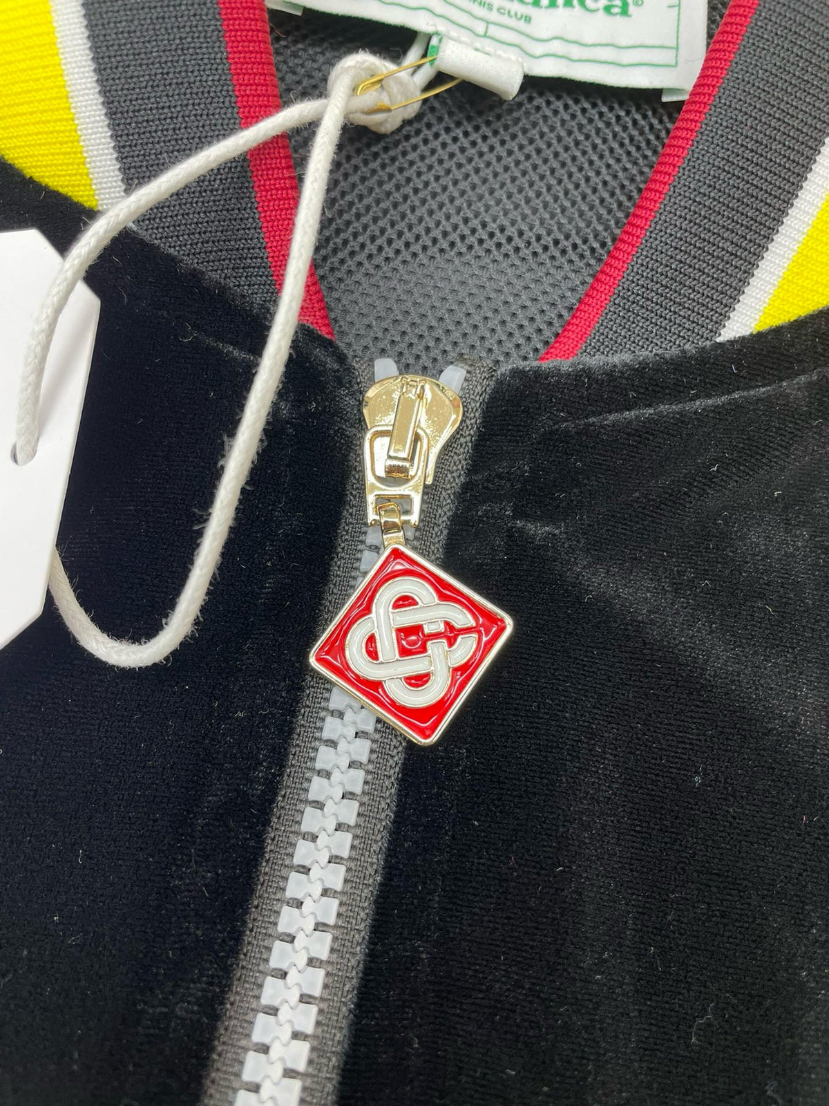 Black and Yellow Track Jacket - Men's