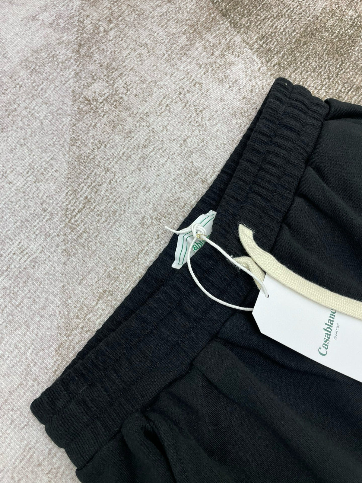 Jogginghose mit grünem Baumwolllogo – Herren