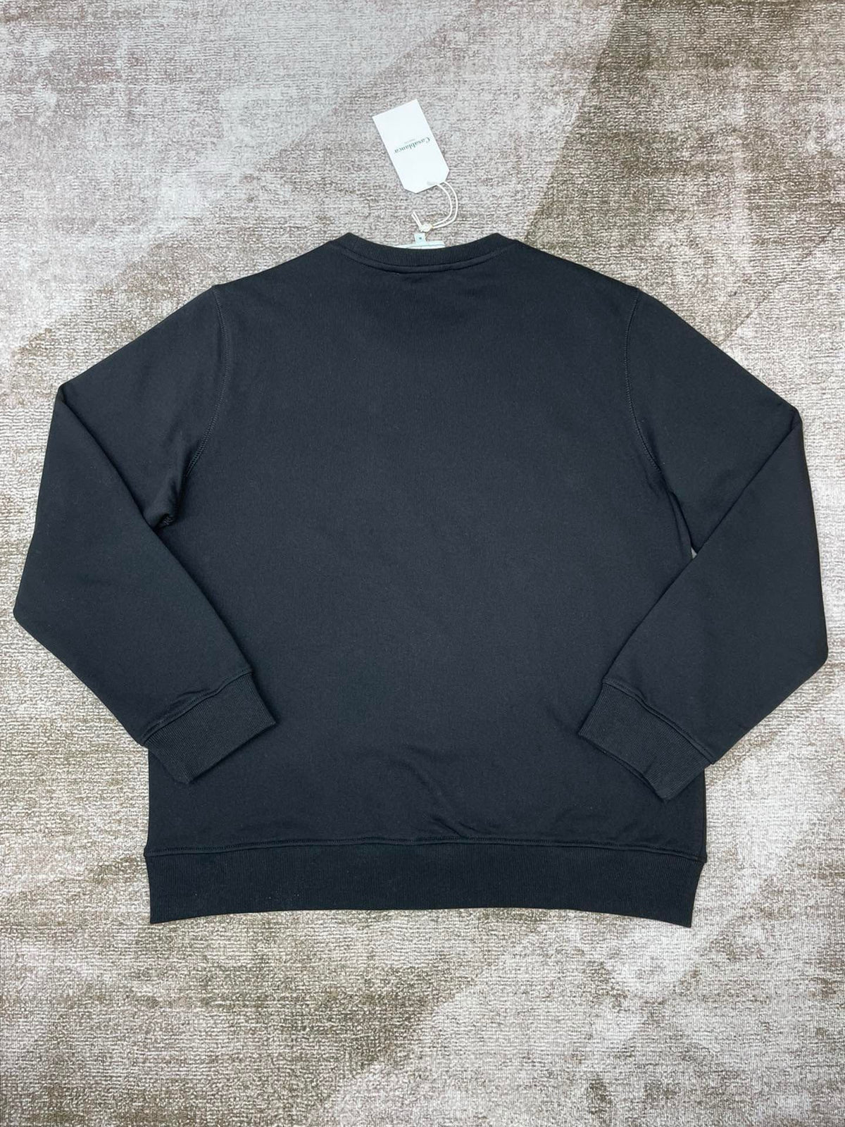 Green Cotton Graphic Crewneck - Men's