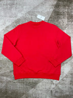 Rotes Baumwoll-Sweatshirt mit Arch-Grafik – Herren