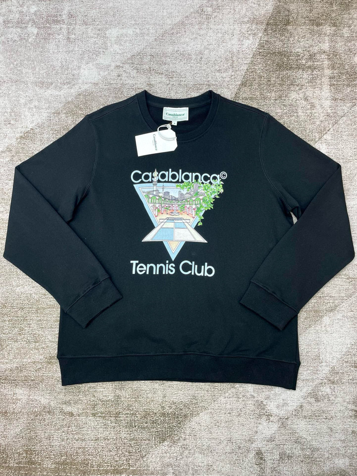 Green Cotton Club Graphic Crewneck - Men's