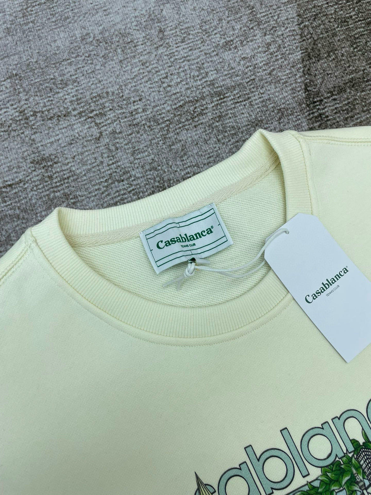Green Cotton Club Grafik-Rundhalsshirt – Herren