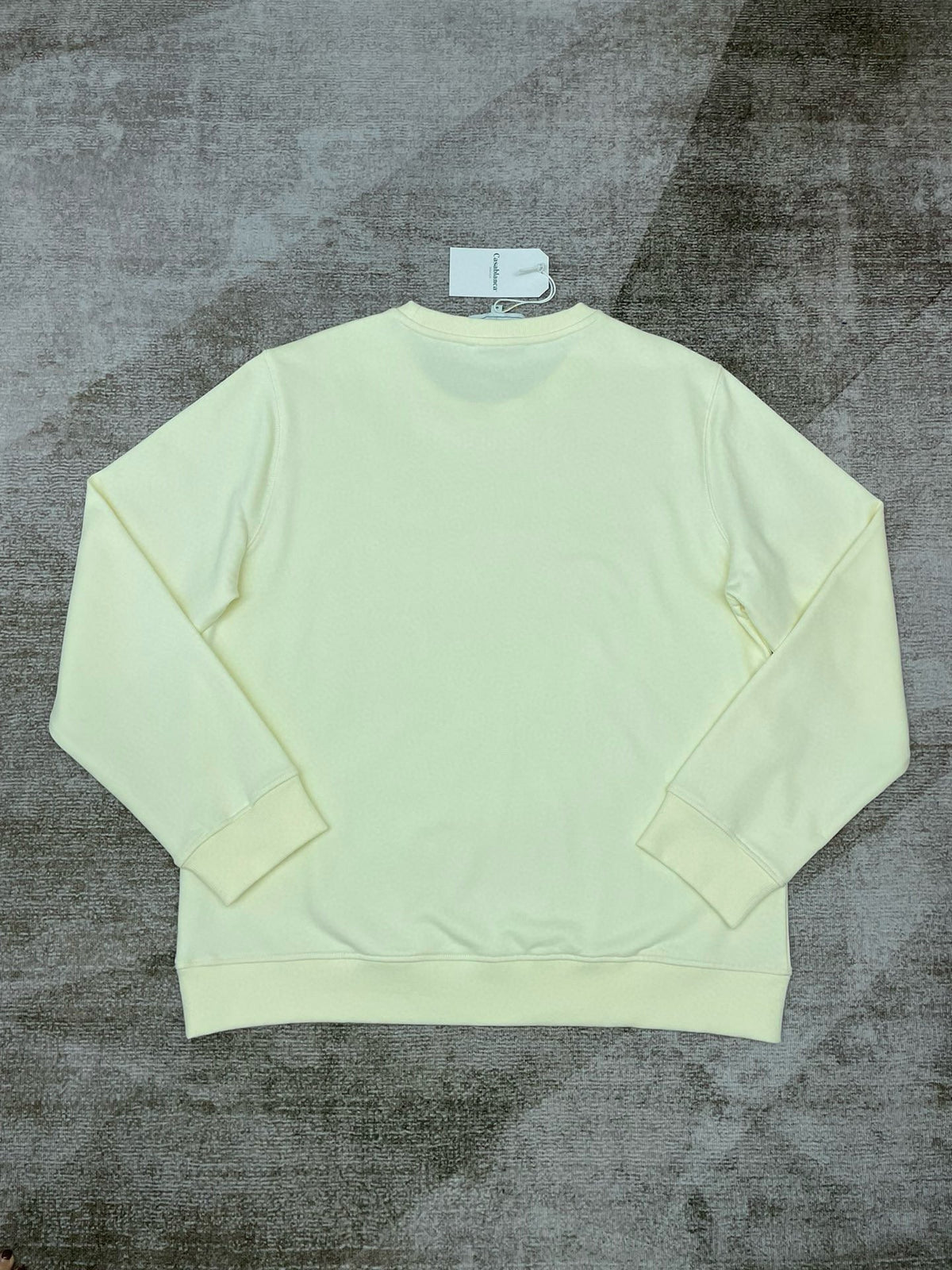 Grünes Baumwoll-Sweatshirt mit Landschaftsgrafik – Herren