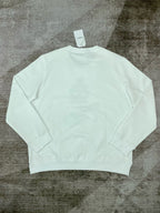 Green Cotton Emblem Graphic Crewneck - Men's