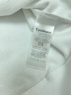 Grüner Baumwollpullover mit Stickerei – Herren