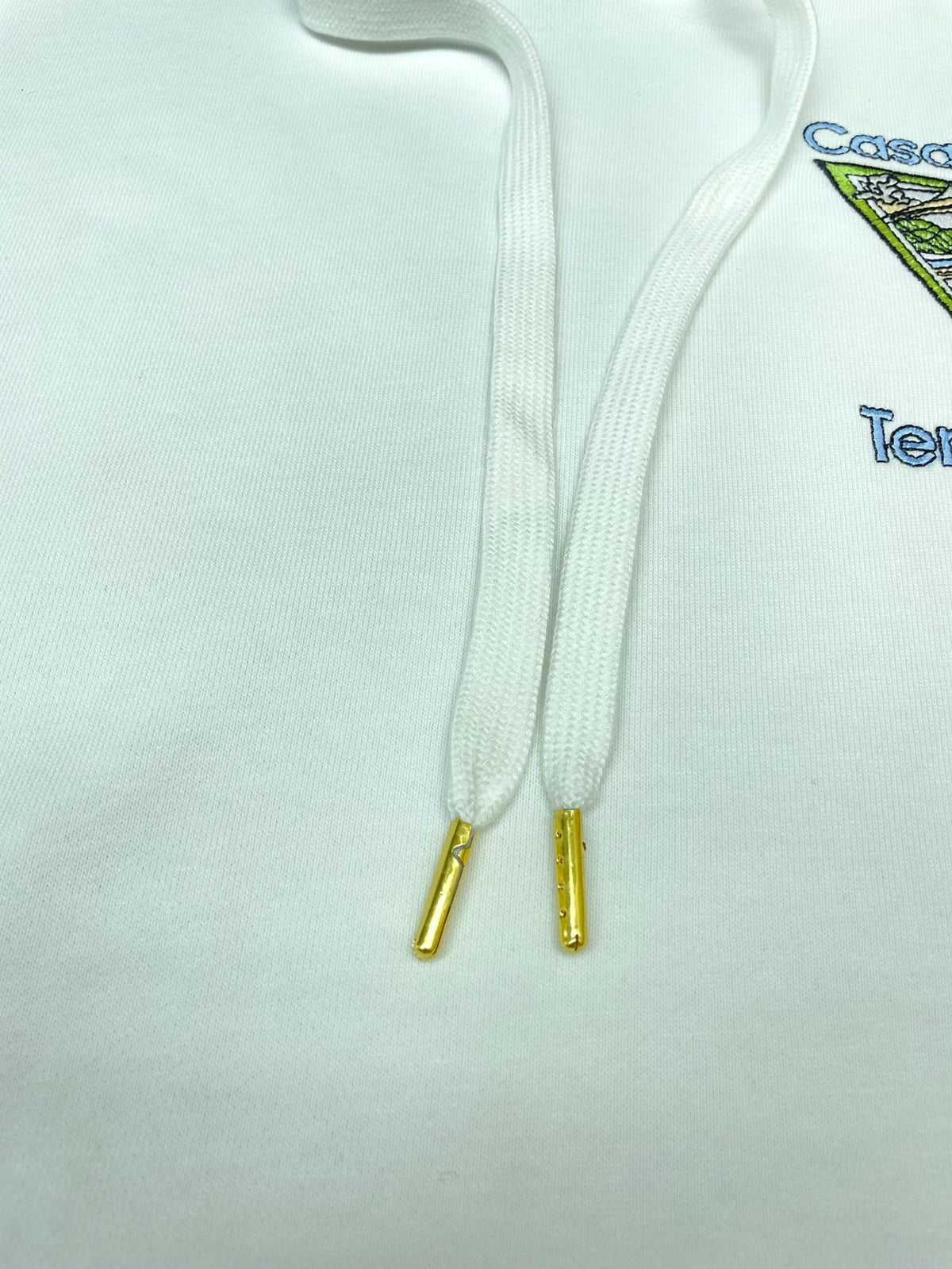 Grüner Baumwollpullover mit Stickerei – Herren