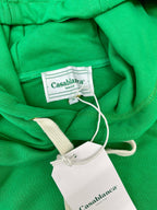 Grüner schlichter Pullover aus Baumwolle – Herren