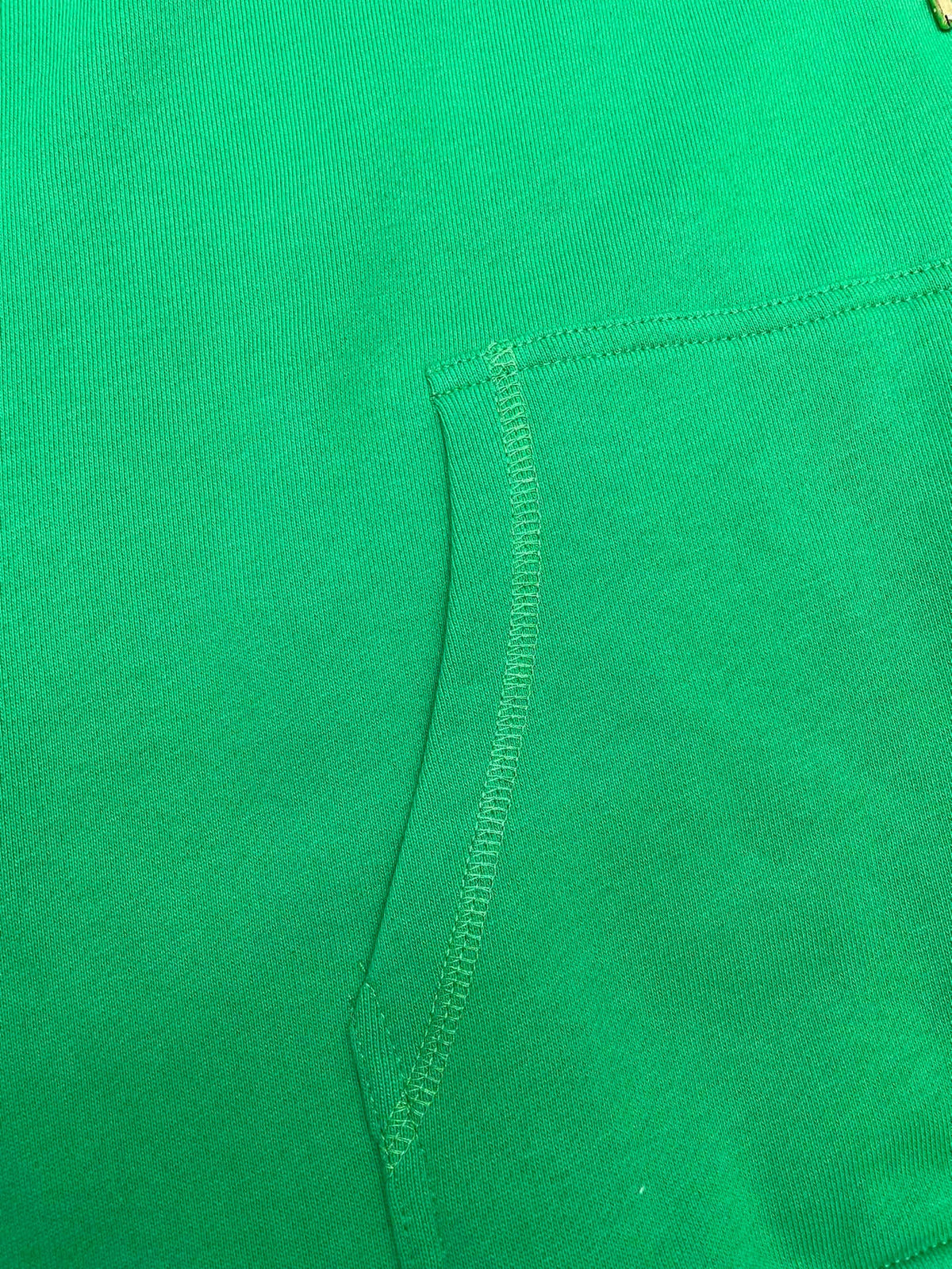 Grüner schlichter Pullover aus Baumwolle – Herren