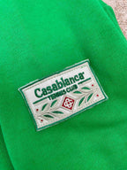 Grüner schlichter Pullover aus Baumwolle – Herren