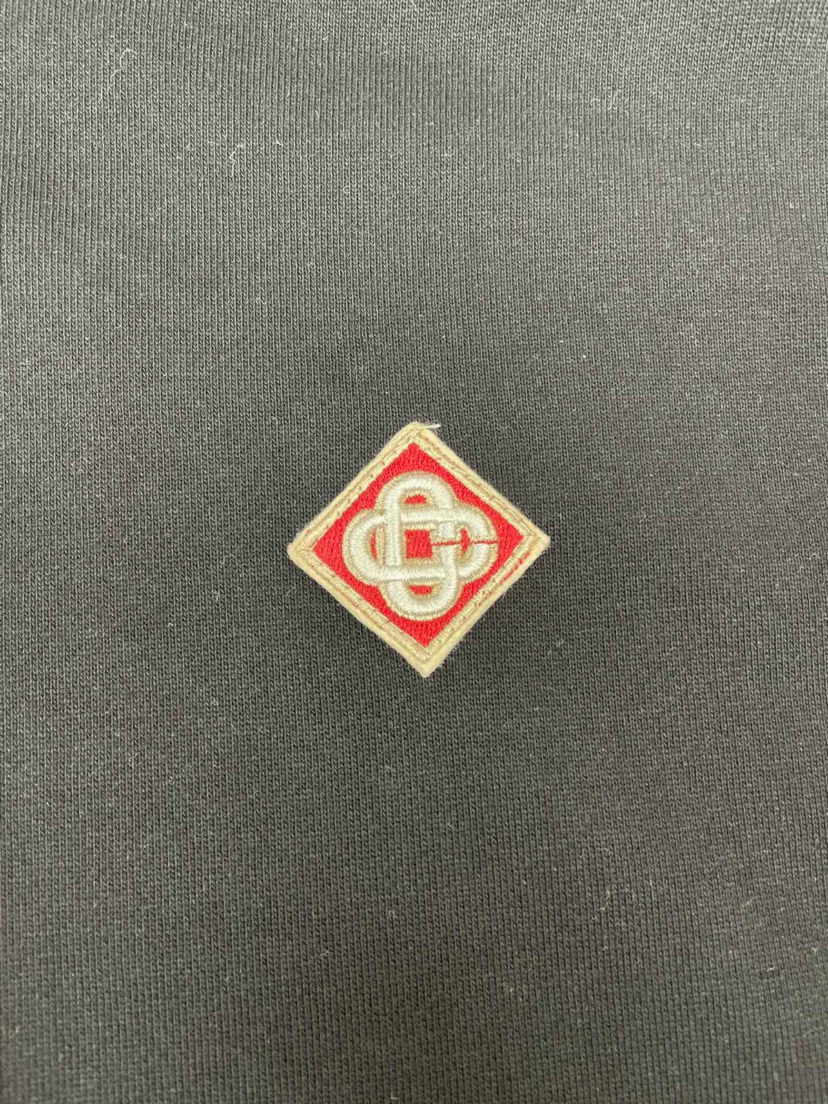 Grüner schlichter Pullover aus Baumwolle – Herren