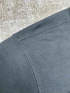 Grüner schlichter Pullover aus Baumwolle – Herren