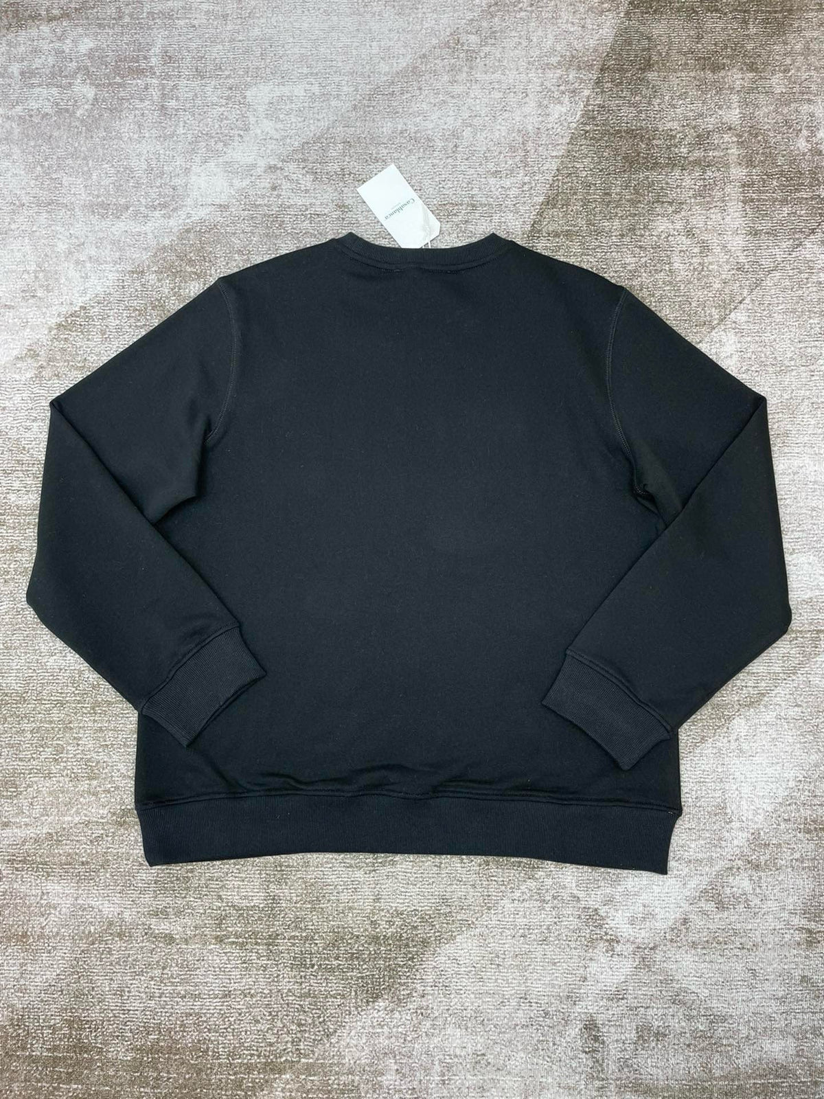 Navy Cotton Graphic Crewneck - Men's