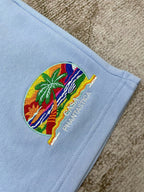 Blaues Baumwollpatch mit Kordelzug – Herren