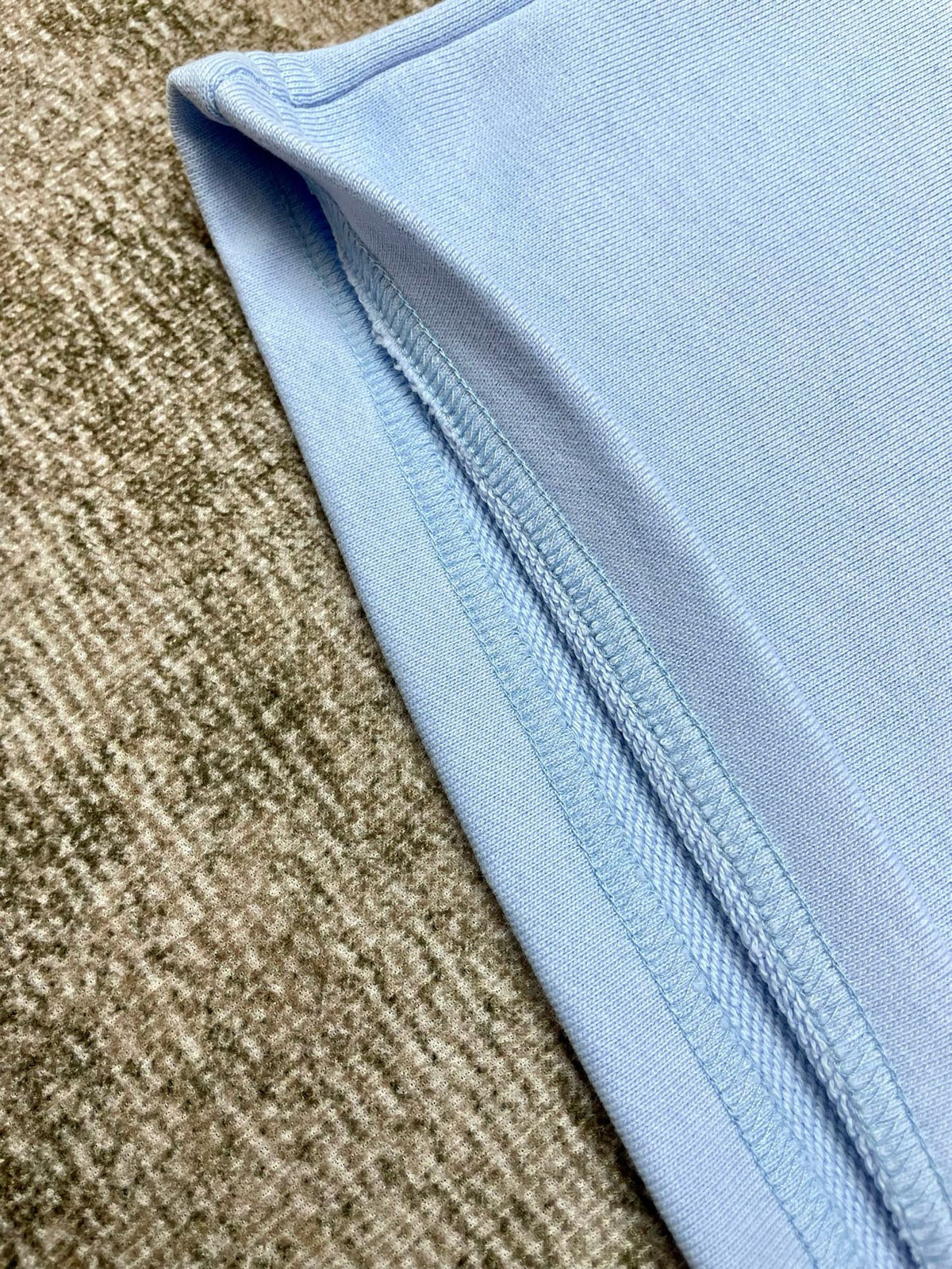 Blaues Baumwollpatch mit Kordelzug – Herren