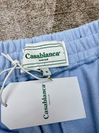 Blaues Baumwollpatch mit Kordelzug – Herren
