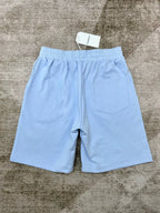 Blaues Baumwollpatch mit Kordelzug – Herren