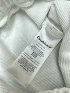 Weißes Baumwoll-Motiv mit Kordelzug – Herren