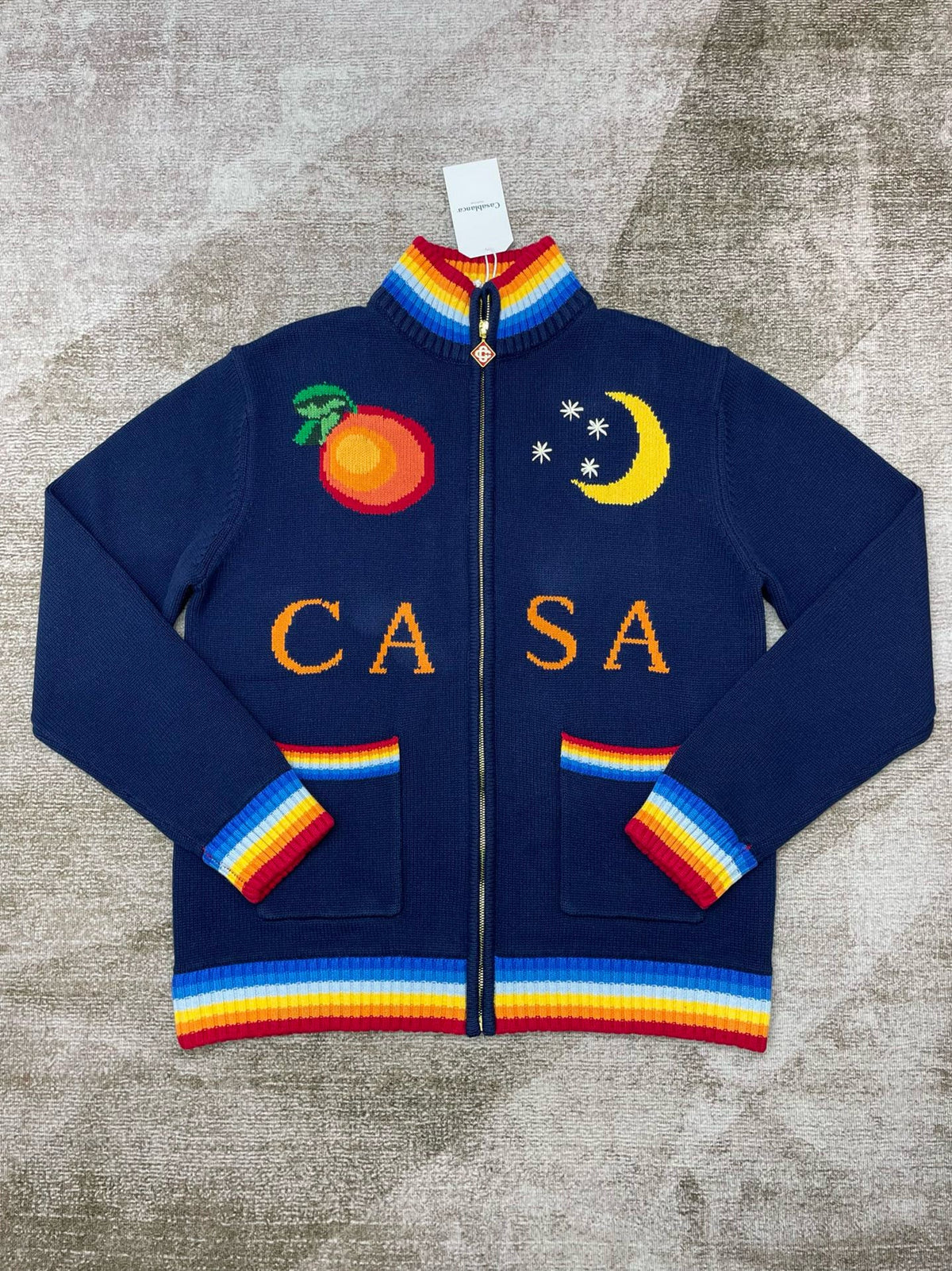 CASA Strickjacke mit Reißverschluss – Herren
