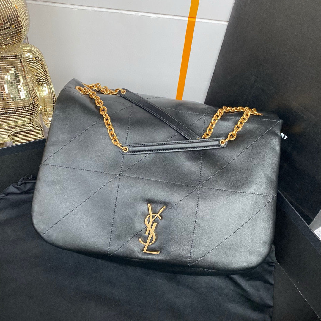 Puffer-Ketten-Schultertasche