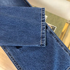 Blue Denim Patchwork Straight - Men's
