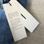 Blue Denim Patchwork Straight - Men's