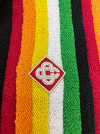 Rainbow Striped Knit Shirt - Men's
