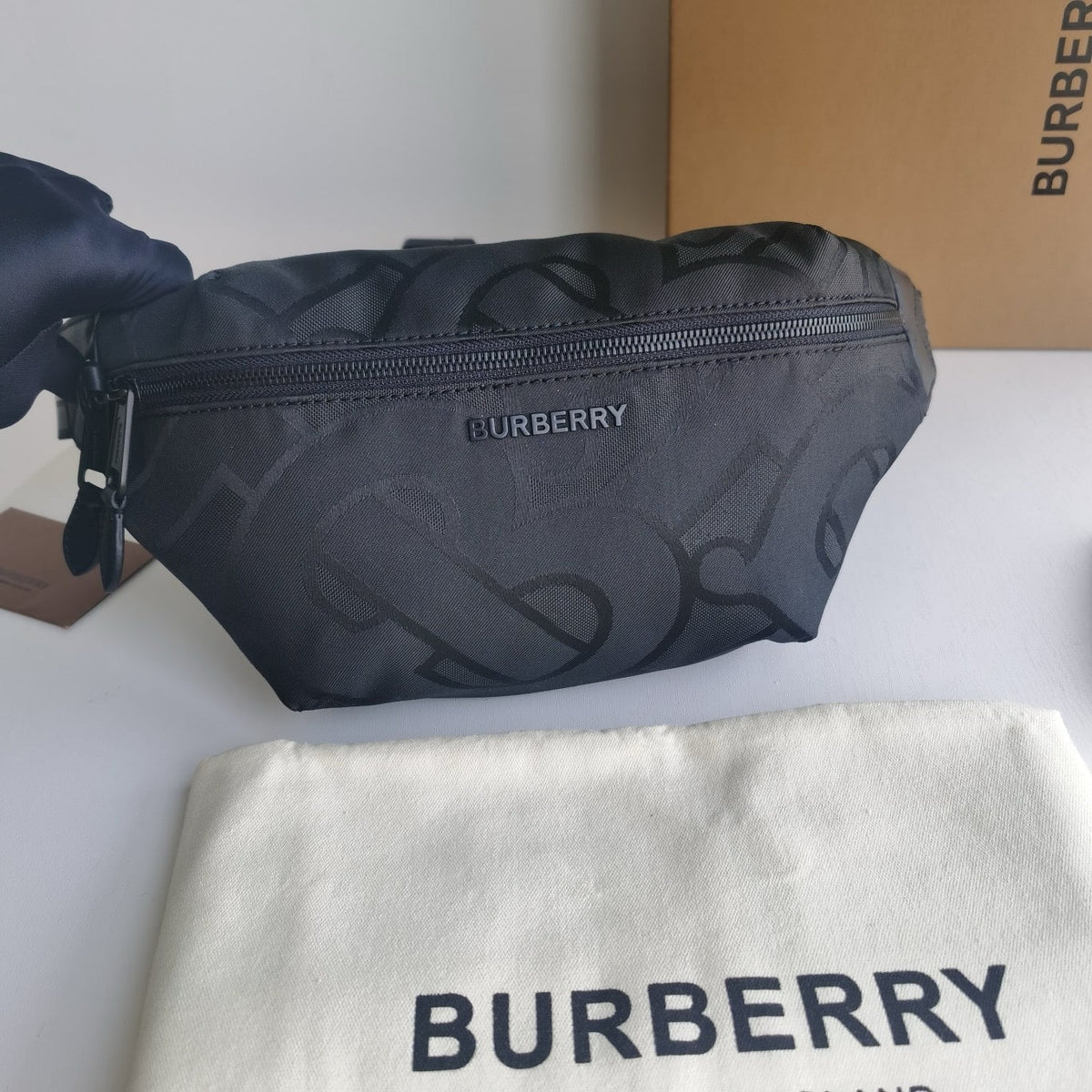 Black and Blue Belt Bag