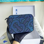 Black and Blue Crossbody Bag