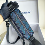 Black and Blue Crossbody Bag