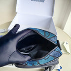 Black and Blue Crossbody Bag