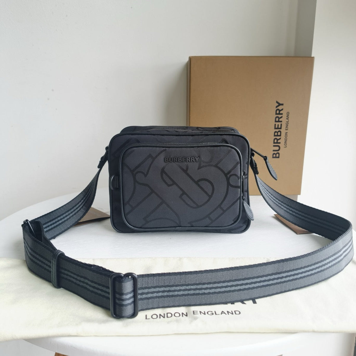 Black and Blue Crossbody Bag