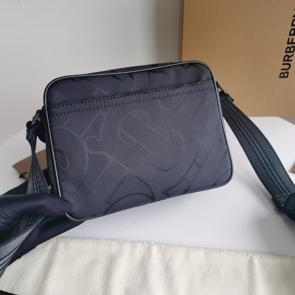 Black and Blue Crossbody Bag