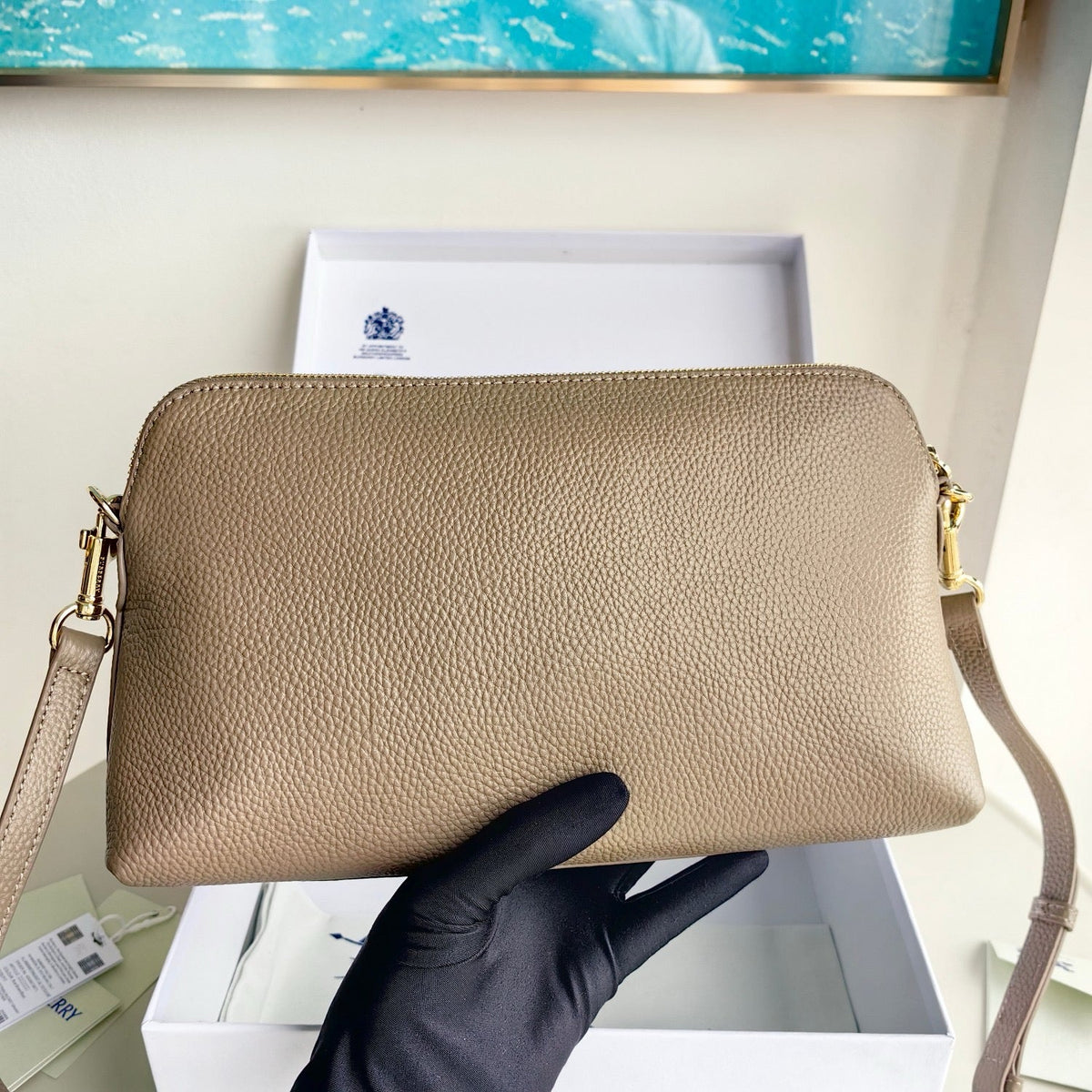 Black and Blue Clutch