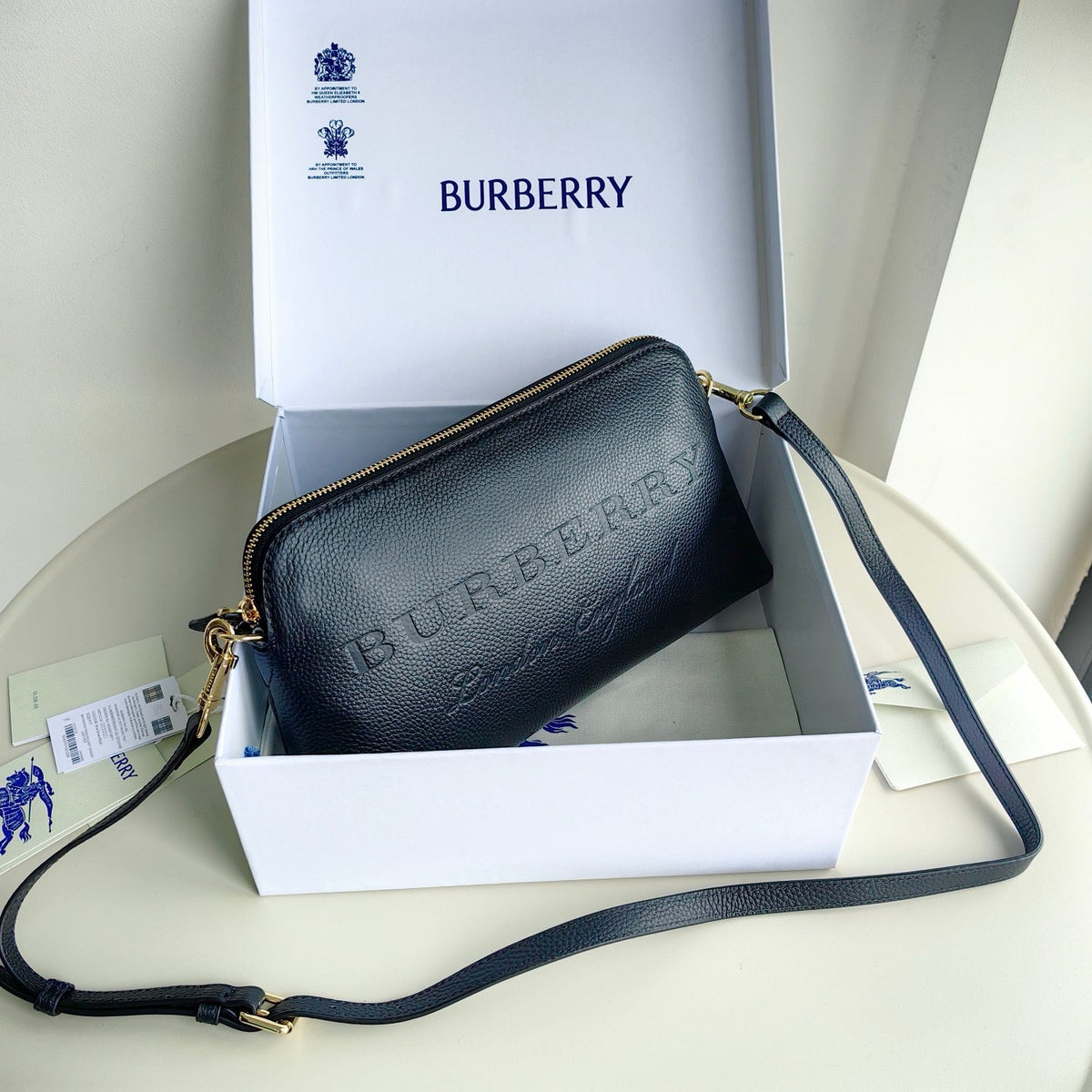 Black and Blue Clutch