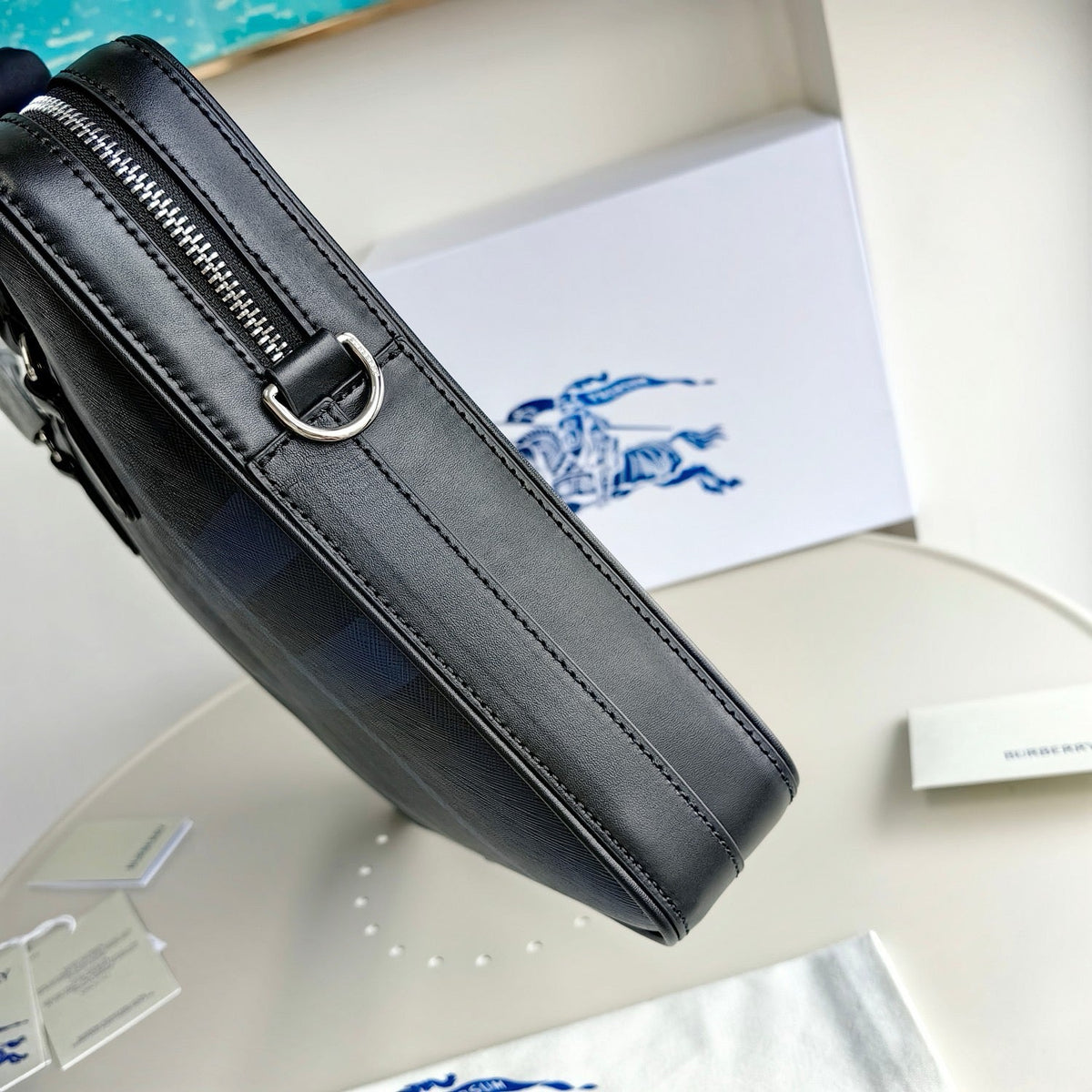 Black and Blue Briefcase