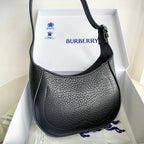 Schultertasche in Schwarz und Grün