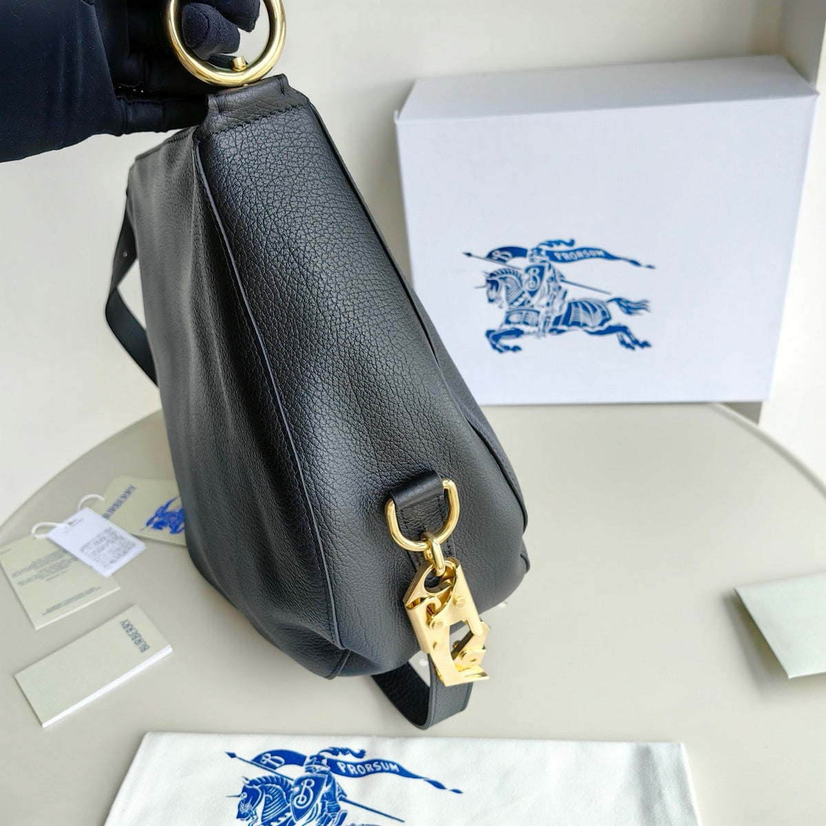 Black and White Shoulder Bag