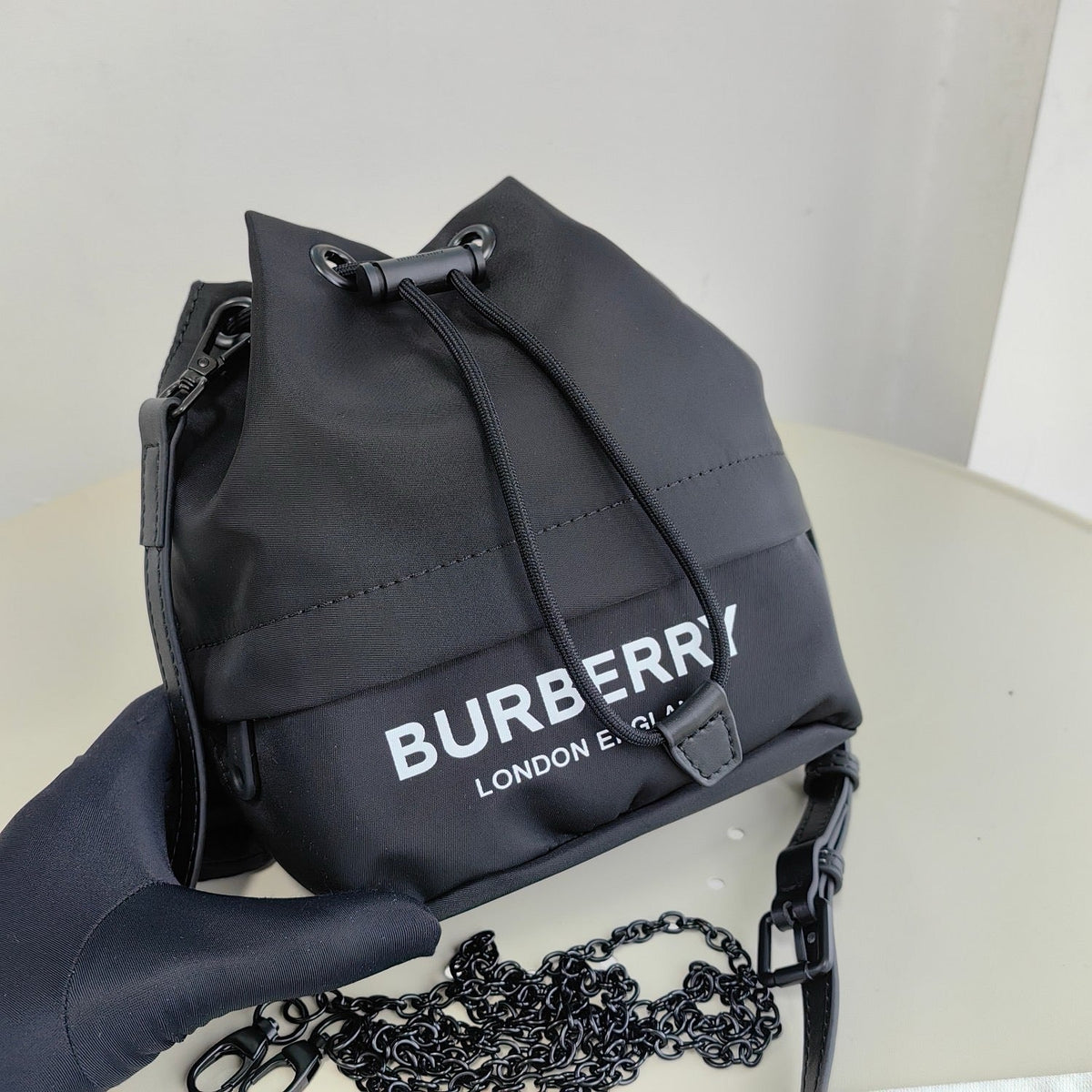 Black Bucket Bag