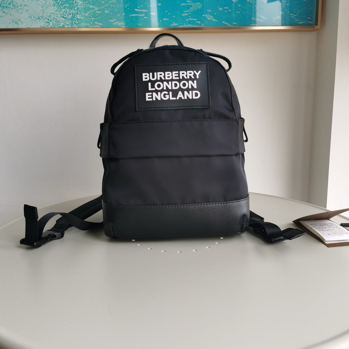 Schwarzer Rucksack