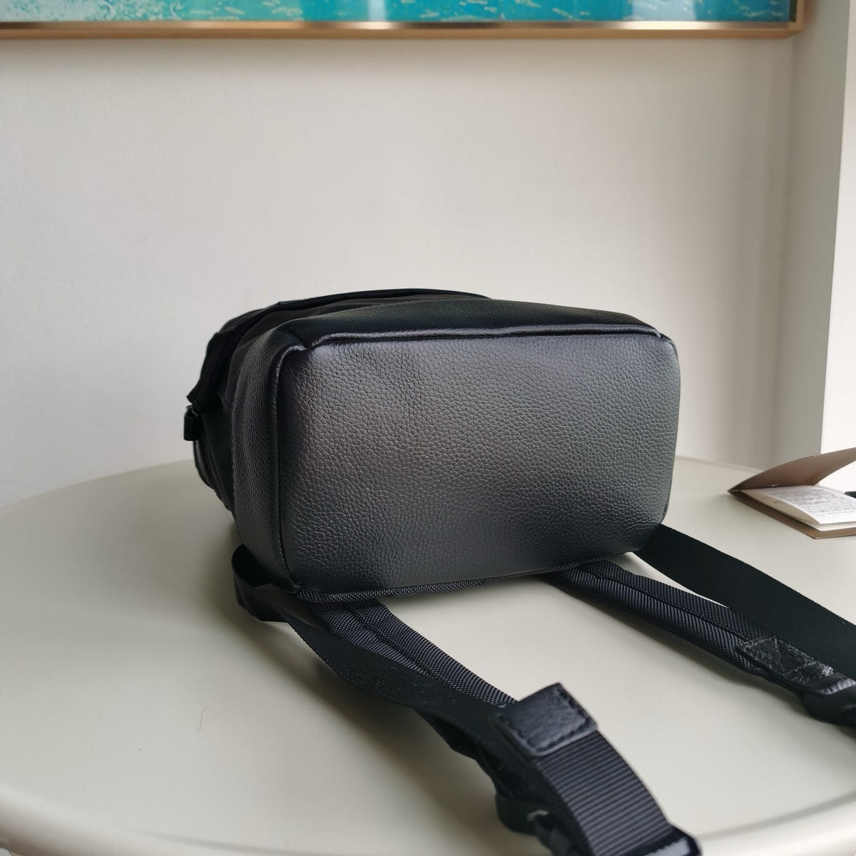 Schwarzer Rucksack