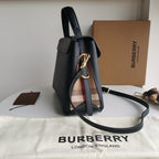 Schultertasche Schwarz und Grau