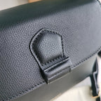 Schultertasche Schwarz und Grau