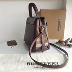 Schultertasche Schwarz und Grau