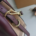 Schultertasche Schwarz und Grau
