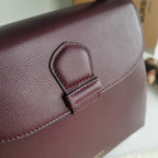 Schultertasche Schwarz und Grau
